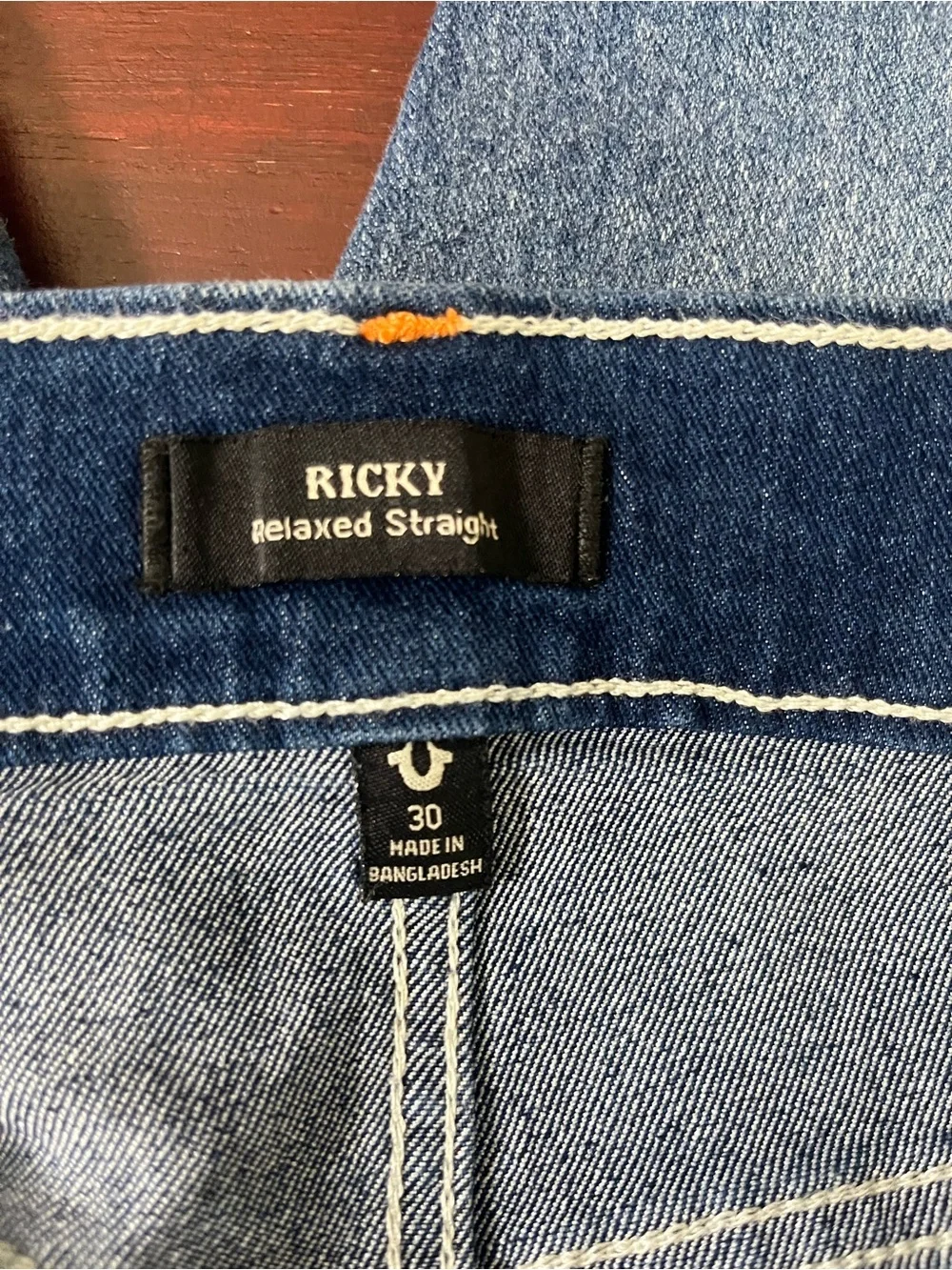 True Religion Ricky Relaxed Straight Denim Shorts Men's Size 30 Brand New